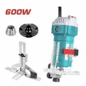 Fresadora de mano electrica 600w 6mm TOTAL
