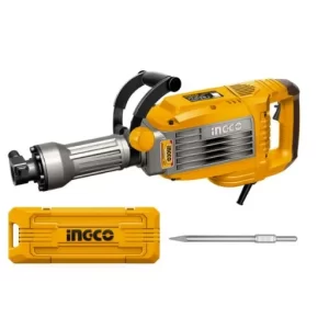 Martillo Demoledor Ingco Industrial Electrico Sds Hex 14kg 1700w/50j